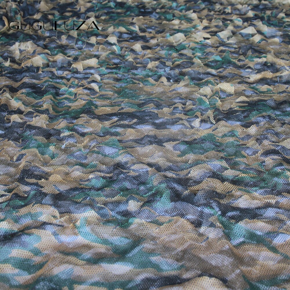 Guguluza 2 -lags stealth spøgelsesnet grøn mesh-bagside 4.5m x 1.5m camo-net skydeskjul