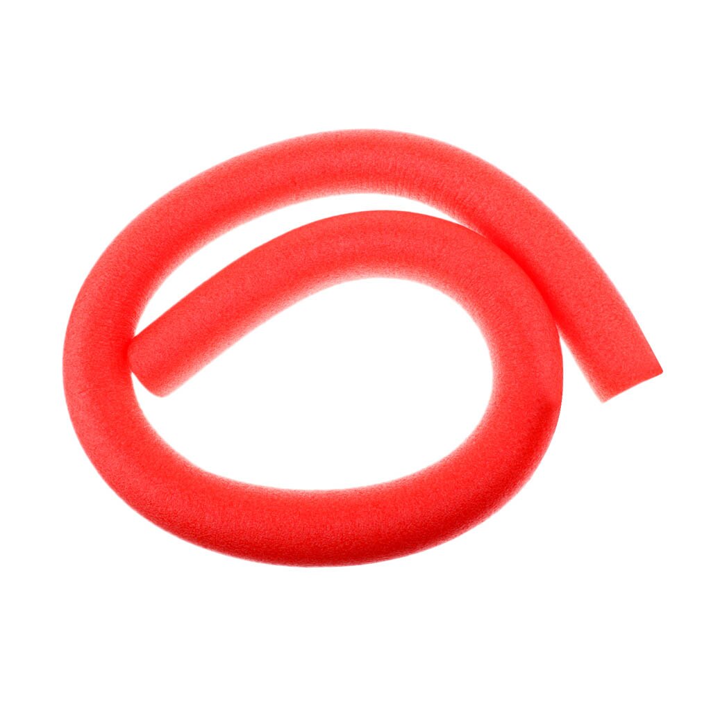 Flexible Floating Swimming Pool Noodle Swim Kickboard Water Float Aid Woggle Noodles Hollow Learn Kids Adult Pool & Accessories: Red