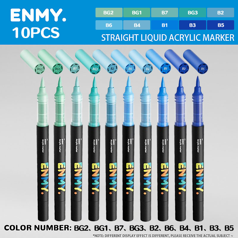 ENMY direct liquid soft-tip acrylic marker pen Large capacity student children's painting brush graffiti watercolor pen