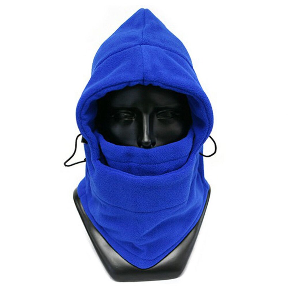 Sombrero de terciopelo para hombre y mujer, gorro cálido de nieve peludo con máscara, a la , a prueba de viento, Unisex: royal blue