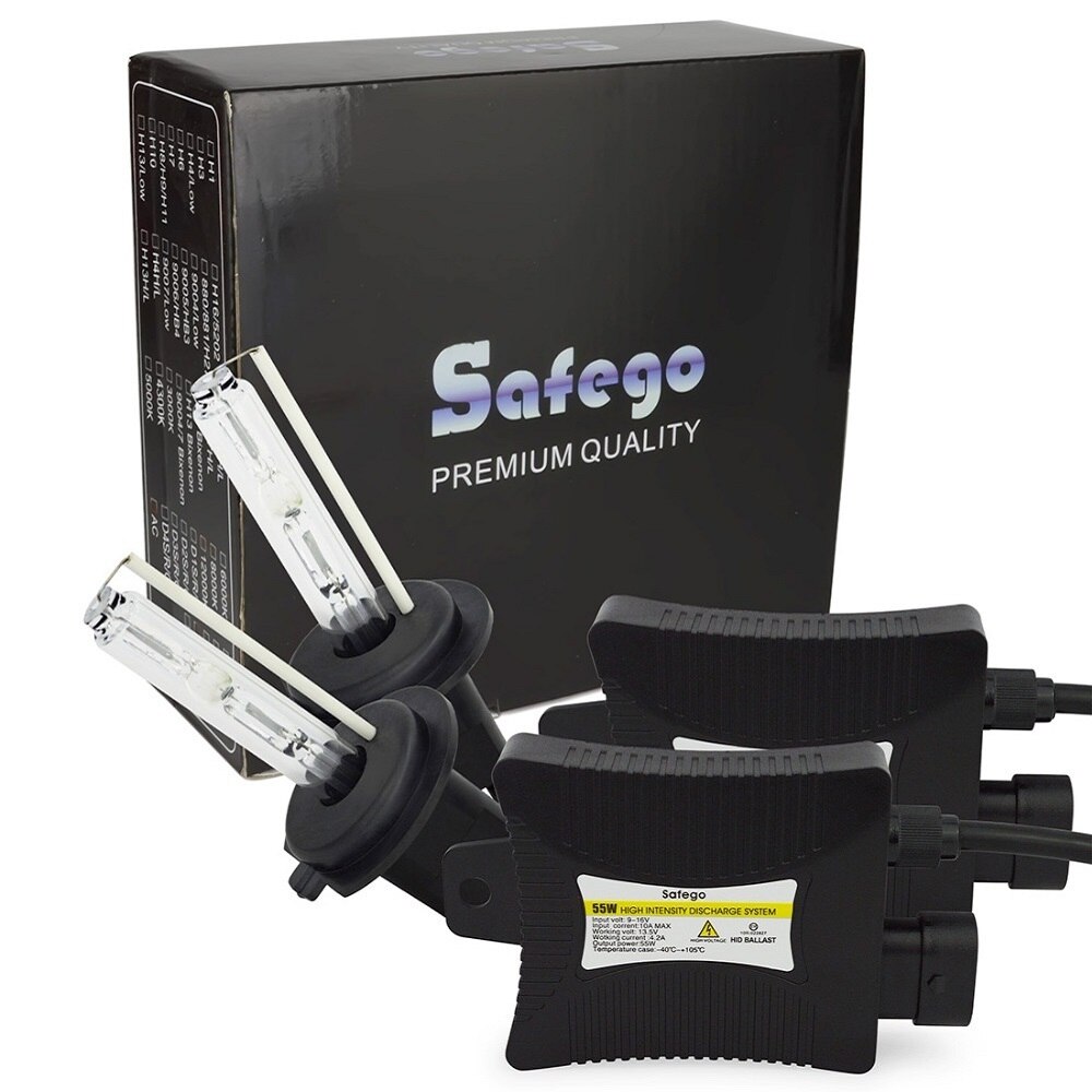 55W hid kit xenon kit H7 H4 H1H8 H9 H11 HB3 9005 HB4 6000K 8000k HID conversion kit headlight bulbs 12V