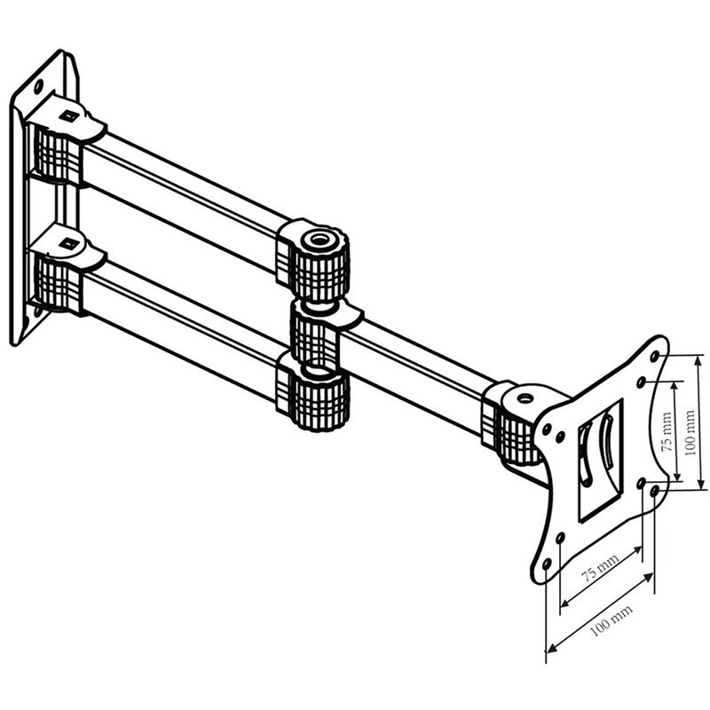 Suporte de parede para tv de plasma, suporte giratório de inclinação giratório para parede universal com lcd, led, suporte para tv em pc, monitor e tv giratório