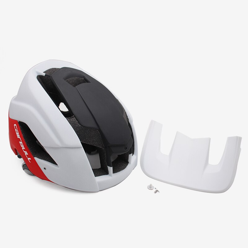 CAIRBULL-Casco Para Bicicleta de Montaña TRAIL XC, cascos de seguridad con ala grande DH AM para hombre y mujer,