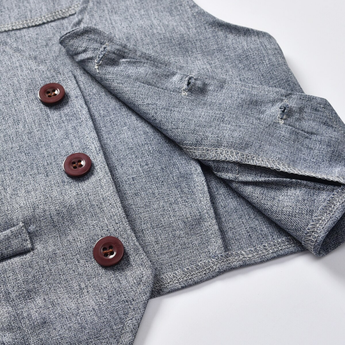 Studentdress barn guttedrakt hvit skjorte + vest + bukser 3 stk gentleman formell pjokk baby gutt dress dress