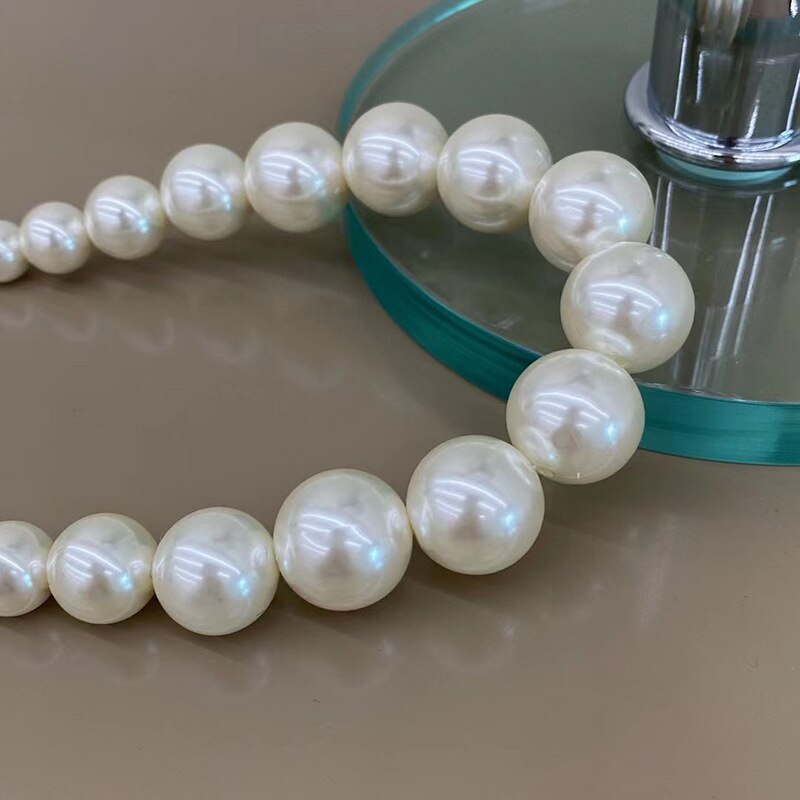 Koreaanse Gradient Parel Chokers Ketting Voor Vrouwen Dames Luxe 2022 Trend Ketting Partij Sieraden