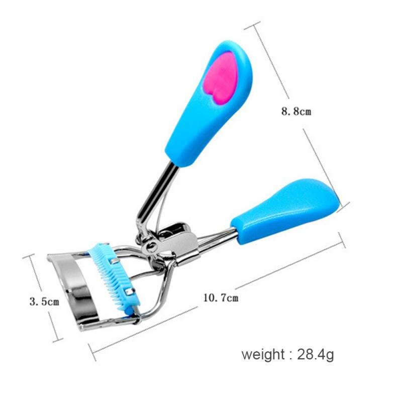 1PC For Lady Tweezers Cosmetic False Eyelash Eyelash Curler With Comb Tweezers Curling Eyelash Clip Eye Beauty Tool