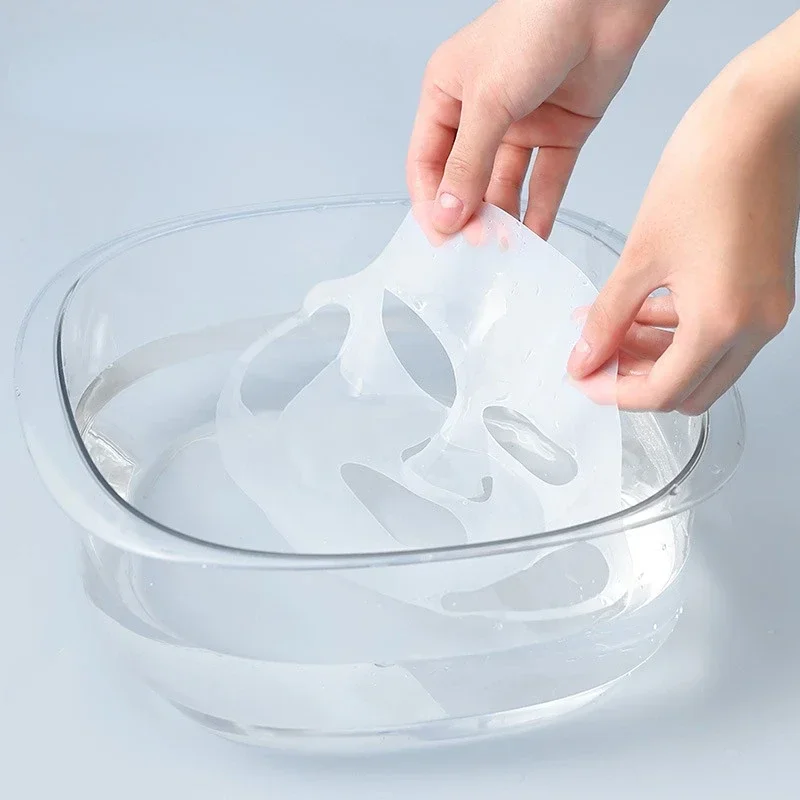 Siliconen Oor Opknoping Gezichtsmasker Cover Herbruikbare Hydraterende Gezichtsbescherming Dubbele Absorptie Anti Verdamping Masker Beschermhoes