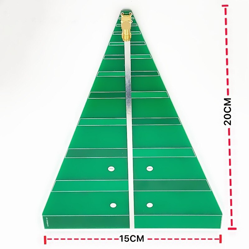 Antena periódica do log de uwb 740-6000mhz ultra de banda larga antena logperiódica