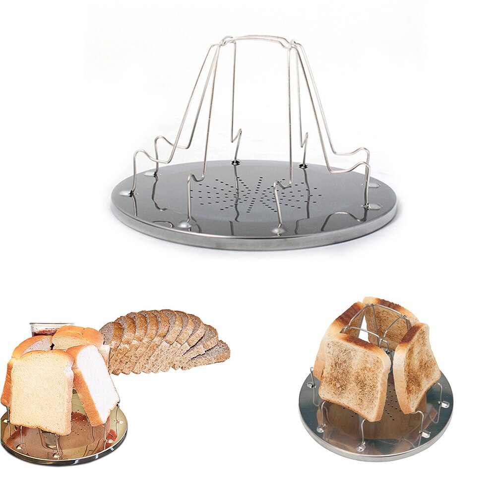 Multi-Purpose Stove Grill Outdoors Camping Toaster Fold Portable Grill Stainless Steel BBQ Accessories Grill Toast