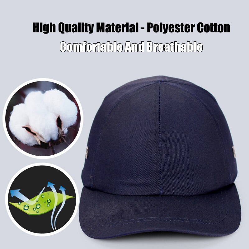 Brand Bump Cap Work Safety Protective Helmet Hard Baseball Hat Style For Factory Shop Carrying Head Protection