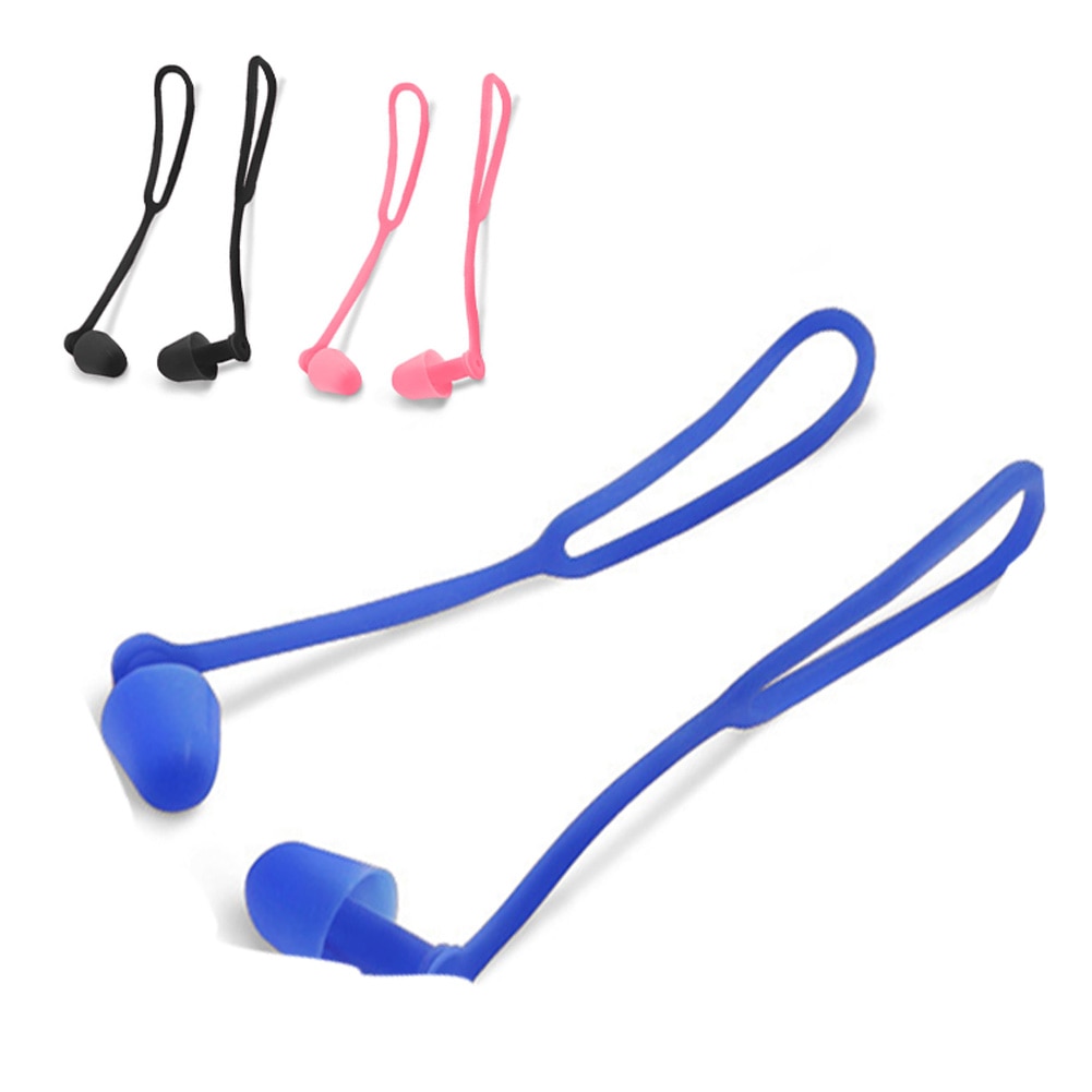 Waterproof Soft Swimming Earplugs Nose Clip Case Protective Prevent Water Protection Ear Plug Soft Silicone Swim Dive Supplies~