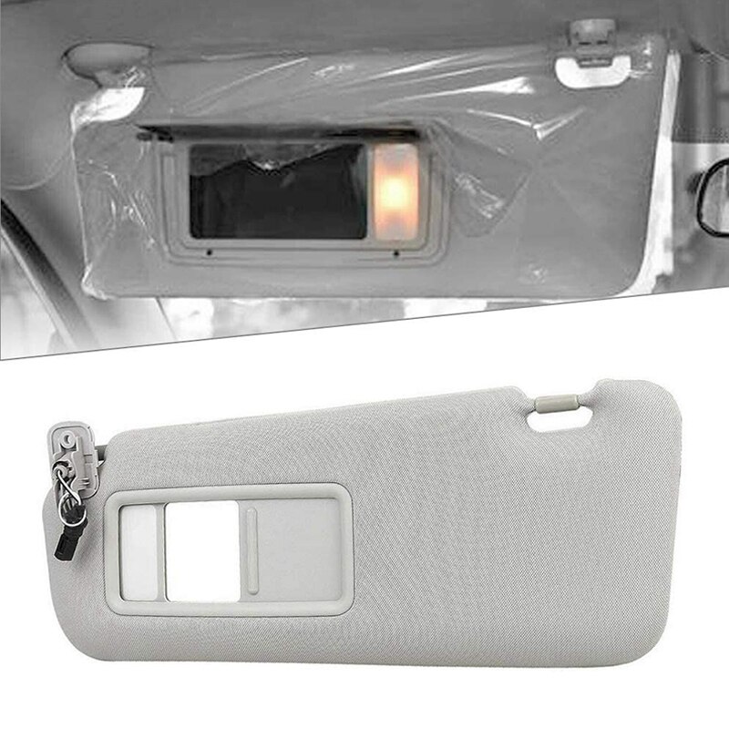 Gray Left Driver Sun Visor for Mazda CX-9 CX9 TDY1-69-320: Default Title