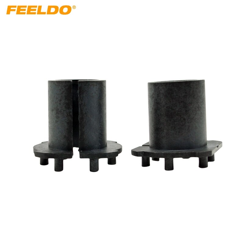 FEELDO 2 stks Auto Lampen Socket Conversie Adapter Voor Mazda 3/5/6/MX-5/CX-7/RX-8 H7 HID Lamp Adapter HID Lamp Adapter Houder
