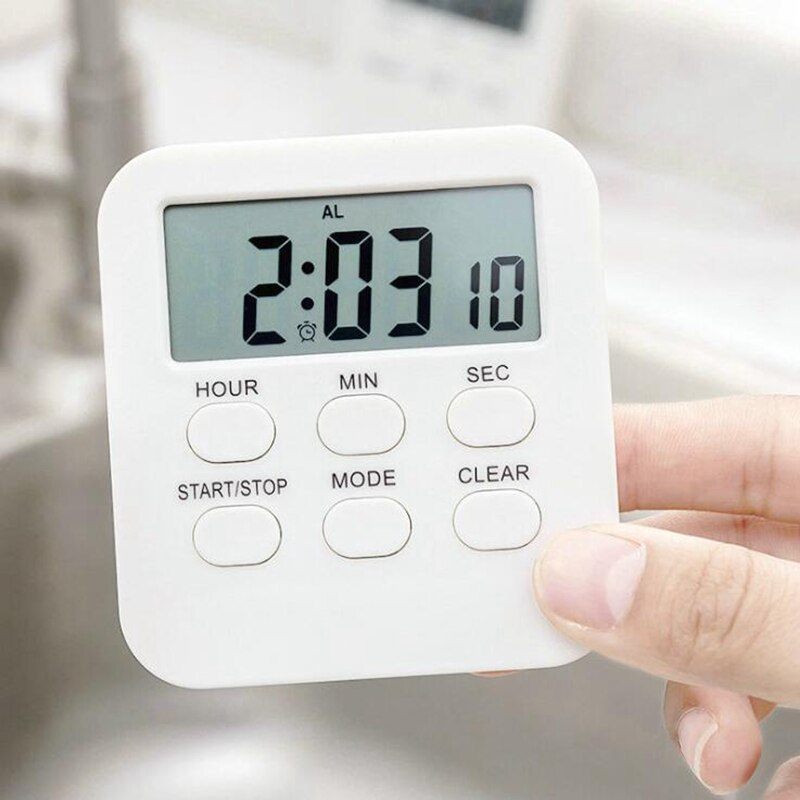 24-hour timer with time timer Multi-function kitchen electronic countdown reminder small clock