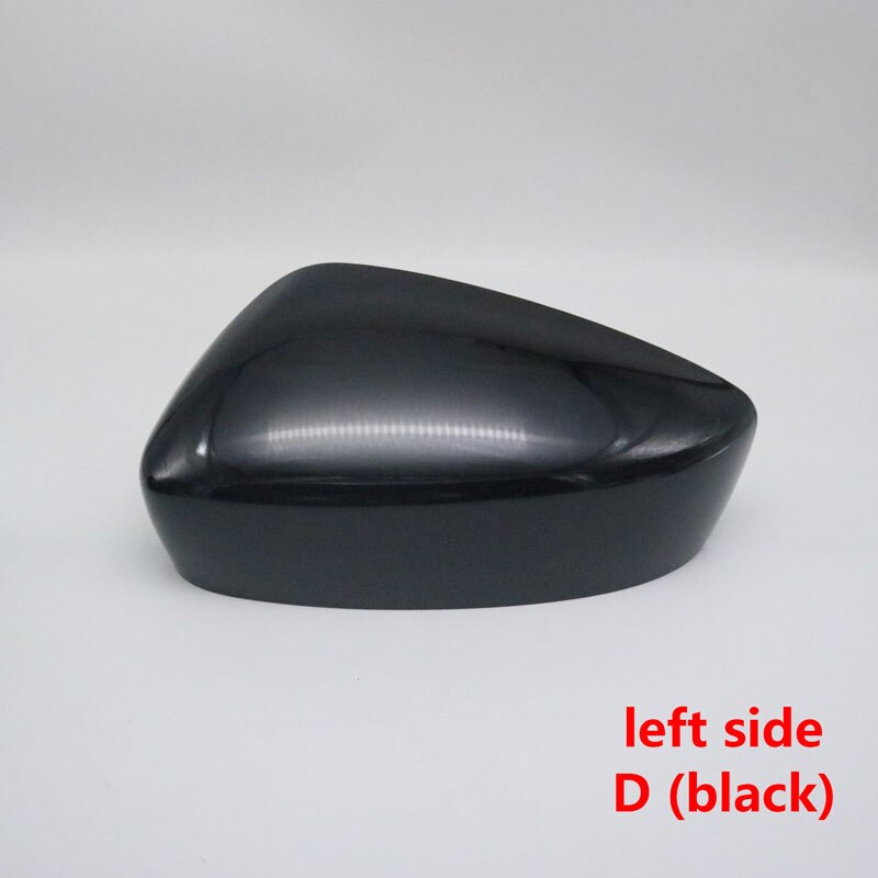 For Mazda 3 Axela Car Left Right Side Mirror Cover Housing Wing Door Mirror Shell Cap: D left side