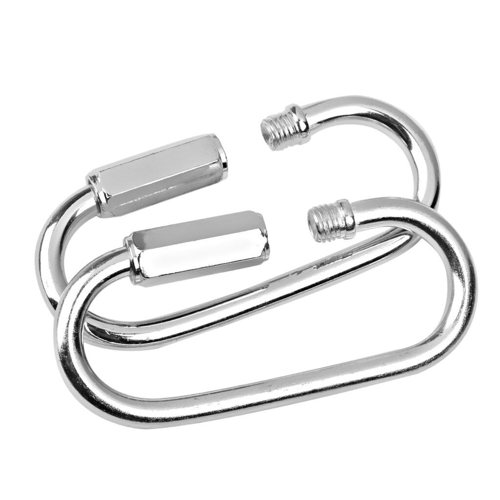 Juego de oscilación fuerte, enganche de enlace rápido, gancho a presión, conector oscilante, 2 uds.