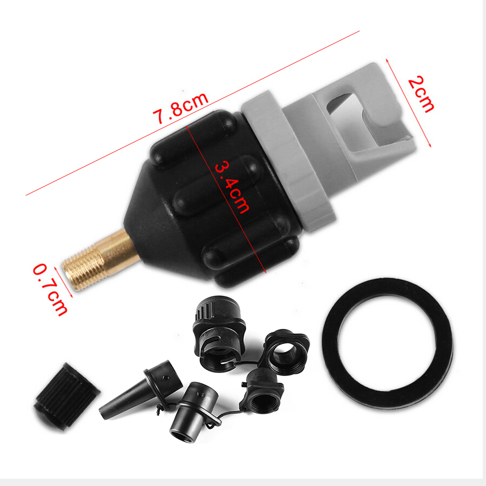 Luft ventil adapter aufblasbarer Pumpen adapter Paddel boot Kajak Luft ventil Pumpen anschluss für Sup Board Reifen Luft kompressor Konverter