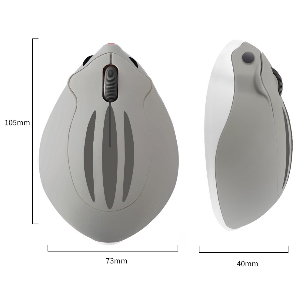 2,4G Drahtlose Maus USB Optische Nette Hamster Karikatur Computer Mäbenutzen Mini Ergonomische 3D PC Büro Mause Für Laptop Deskop freundlicher