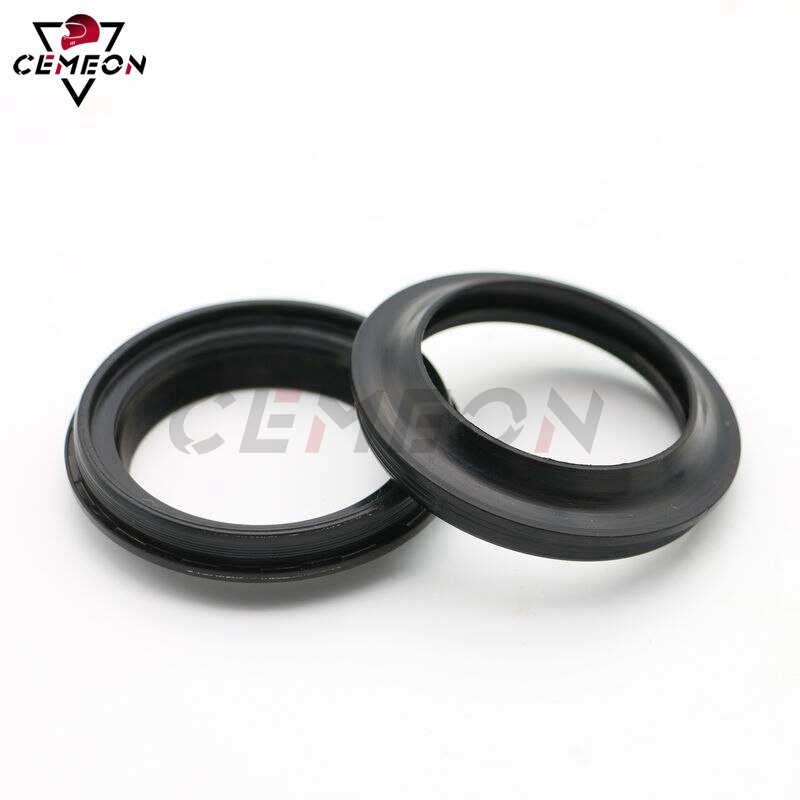 Fork Oil Seal & Dust Seal Kit For HONDA CR125R CR250R CR500R CRF250L NC700JD NC700X XR400R XR600R XR650L XR750L VFR750R VFR800: Dark Grey