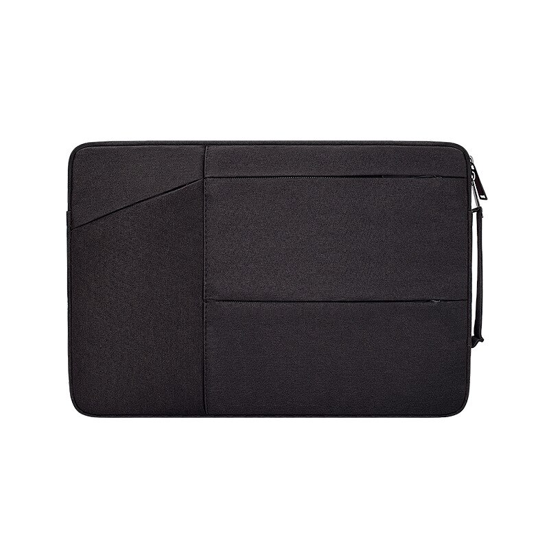 Laptop Bag 11.6/12.5 Inch General Waterproof Notebook Bag Macbook Air Pro Case Cover Office Briefcase Tablet Sleeve Cover Bag: Black