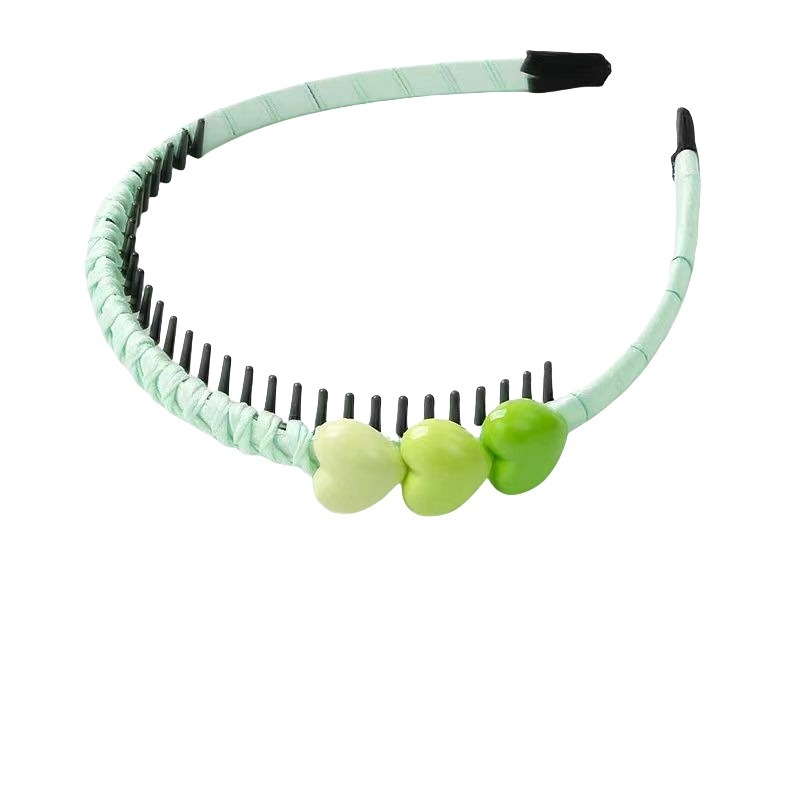 Diadema para niña, bonito corazón dulce, estrellas, colores, diadema de flores, aro para el pelo, para niños, accesorios para el cabello FDr11: Oro