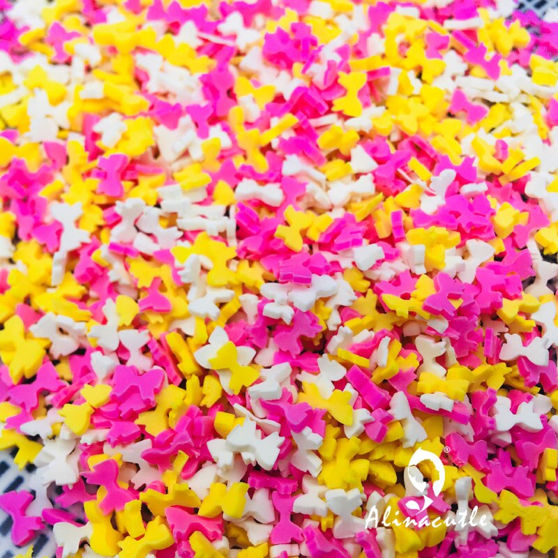 20G Kerst Halloween Plakjes Pailletten Levert Nagels Art Polymer Clear Clay Accessoires Diy Pailletten Plakboek Shakes: Bow