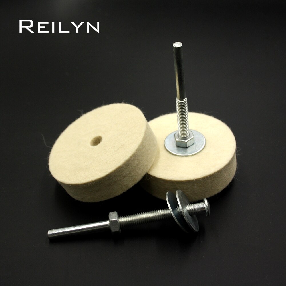wool polishing wheel 75mm polishing disc wool polishing roller dremel rotary tool