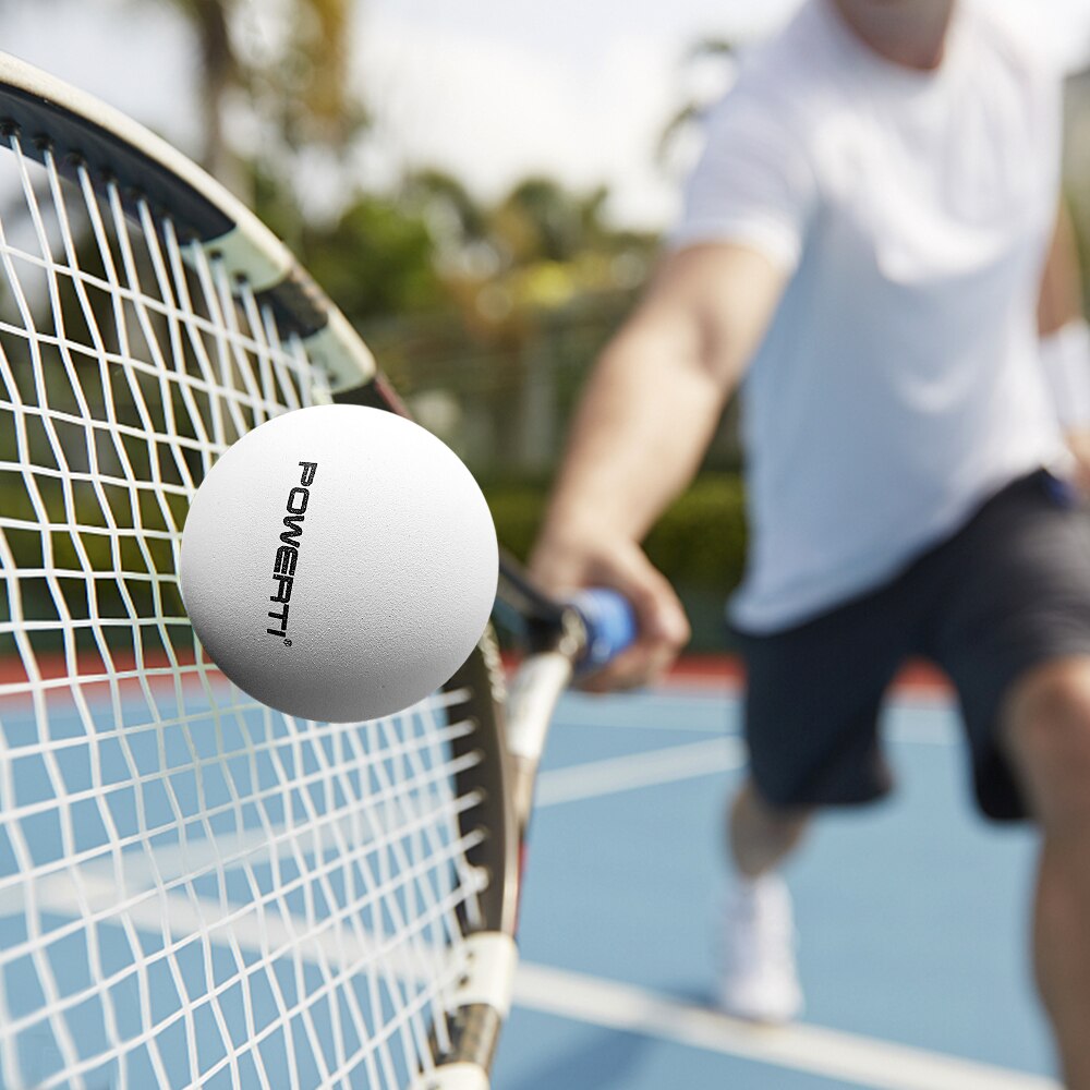Slitstark tennisbollar tennis tränare utomhus kul cricket strand inomhus mjuk gummi tennisboll för tävlingsövning