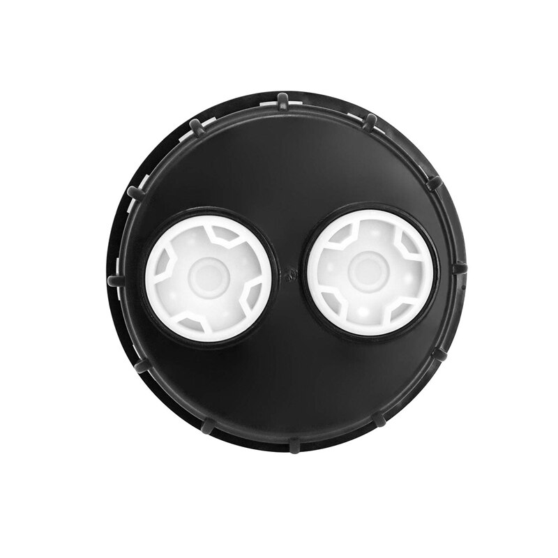 IBC Cap High Chemical Resistance Double Vent Holes 6.5 Inches, Fine Thread