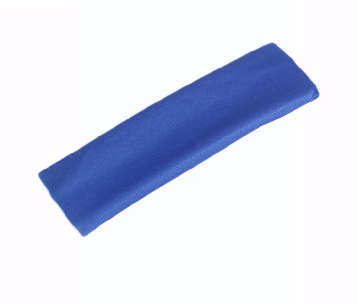 Banda para el sudor Diadema Elasticidad Bandas para el sudor Banda elástica para el cabello Seguridad deportiva Yoga Baloncesto Gimnasio Deporte para hombres y mujeres: royal blue