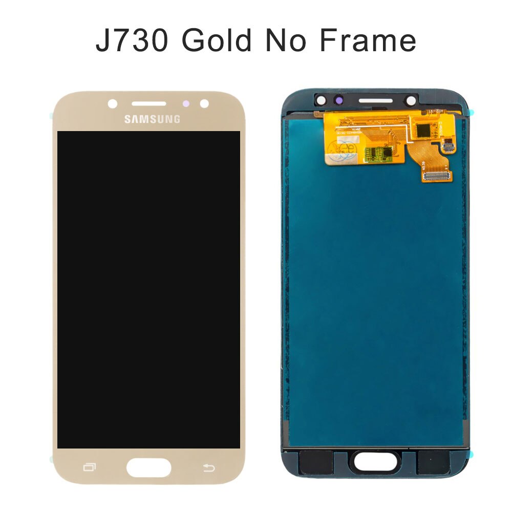 Können Einstellen Helligkeit J700 LCD J710 Digitizer Für Samsung GALAXY J7 Pro Display Touchscreen Digitizer J730 LCD Montage: J730 Gold