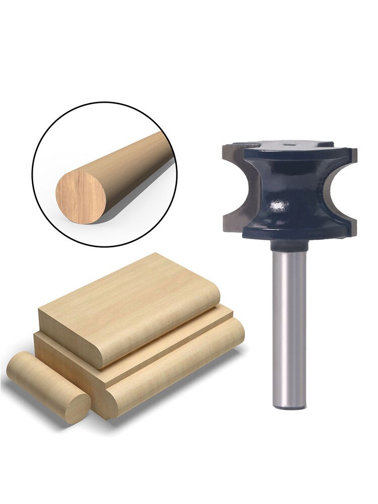 SHERUI 1PCS Half Ronde Side Cutter Bit Router Bit 6mm shank 1/4 "schacht Houtbewerking bits 1 bestelling