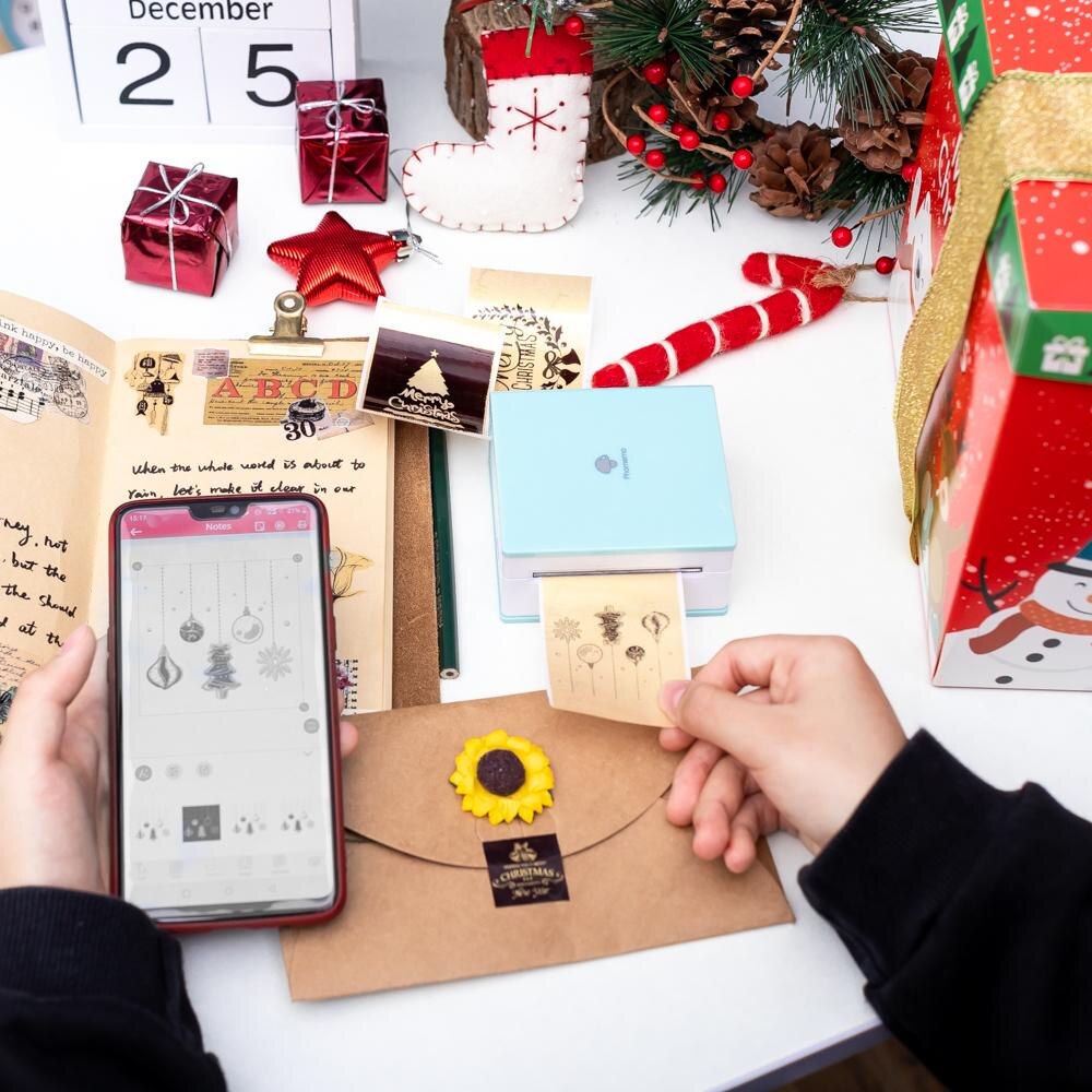 Papel Phomemo Sticky Thermisch Papier Printable Foto Papier Voor M02/M02S/M02Pro Mini Printer