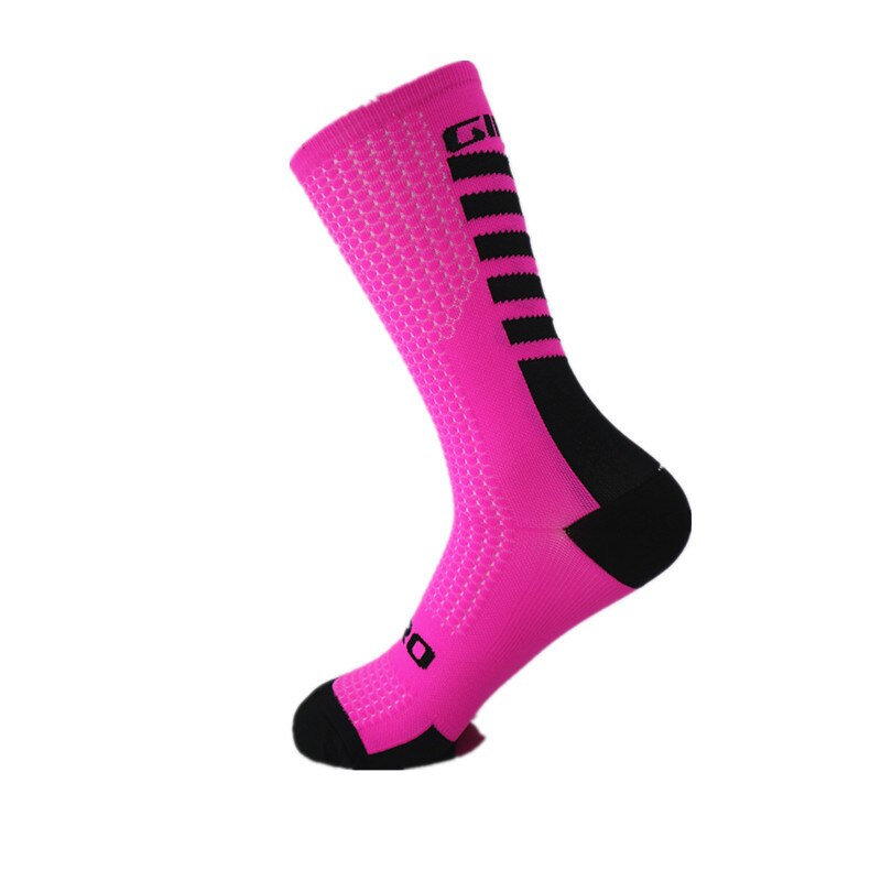 1 paar Baumwolle Dicken Kissen Kniehohe Ski Socken Winter Sport Snowboarden Skifahren Socken Warme Thermische socken: pink