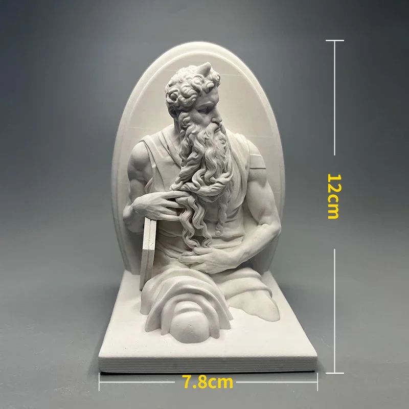 Nordic INS Style Character Gypsum Statue DIY Painted Sketch Photography Props Tabletop Decorations Home Art Plaster Decoration: plum