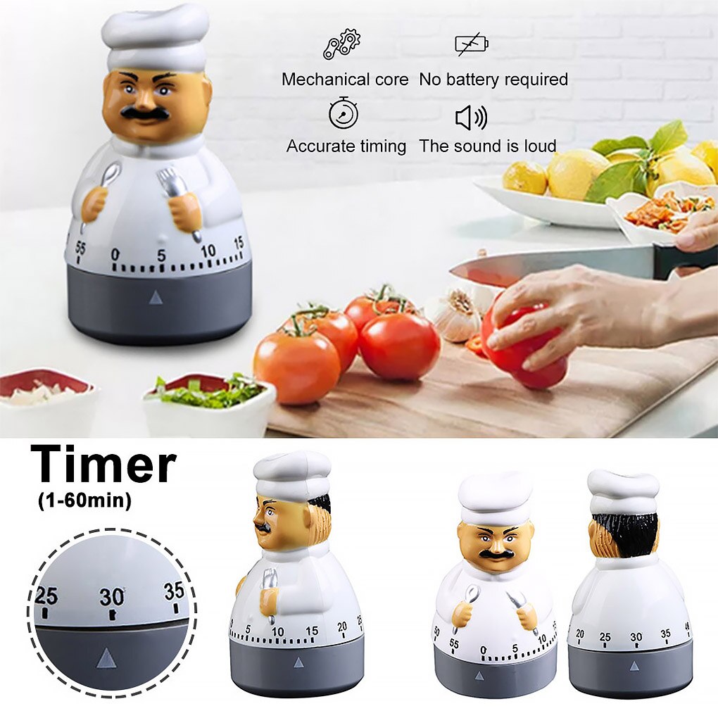 Kitchen Digital Timers Manual Countdown Kitchen Timer Countdown Alarm Clock Mechanical Cooking Timer Alarm Counter Clock