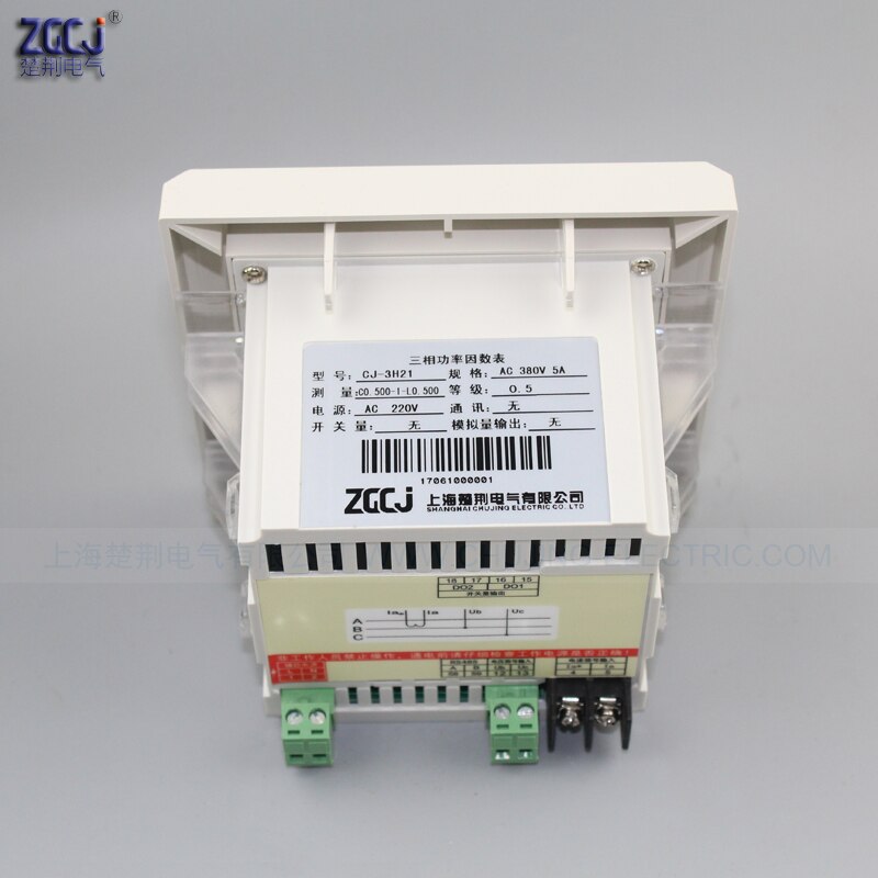 120*120*80mm CJ-3H21 3 phase digital power factor meter AC 380V 5A C0 ...