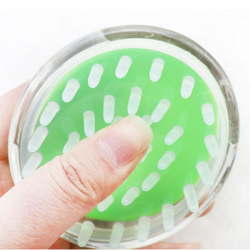 1 Uds. De cepillo de champú de silicona para ducha del cuero cabelludo, cepillo de masaje para pelo, peine masajeador de cuero cabelludo