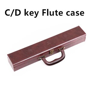 Topklasse 2- sektions fløjtetaske til beskyttelse dizi let at bære højkvalitets pu fløjtetaske træ flauta tilbehør: Rcd