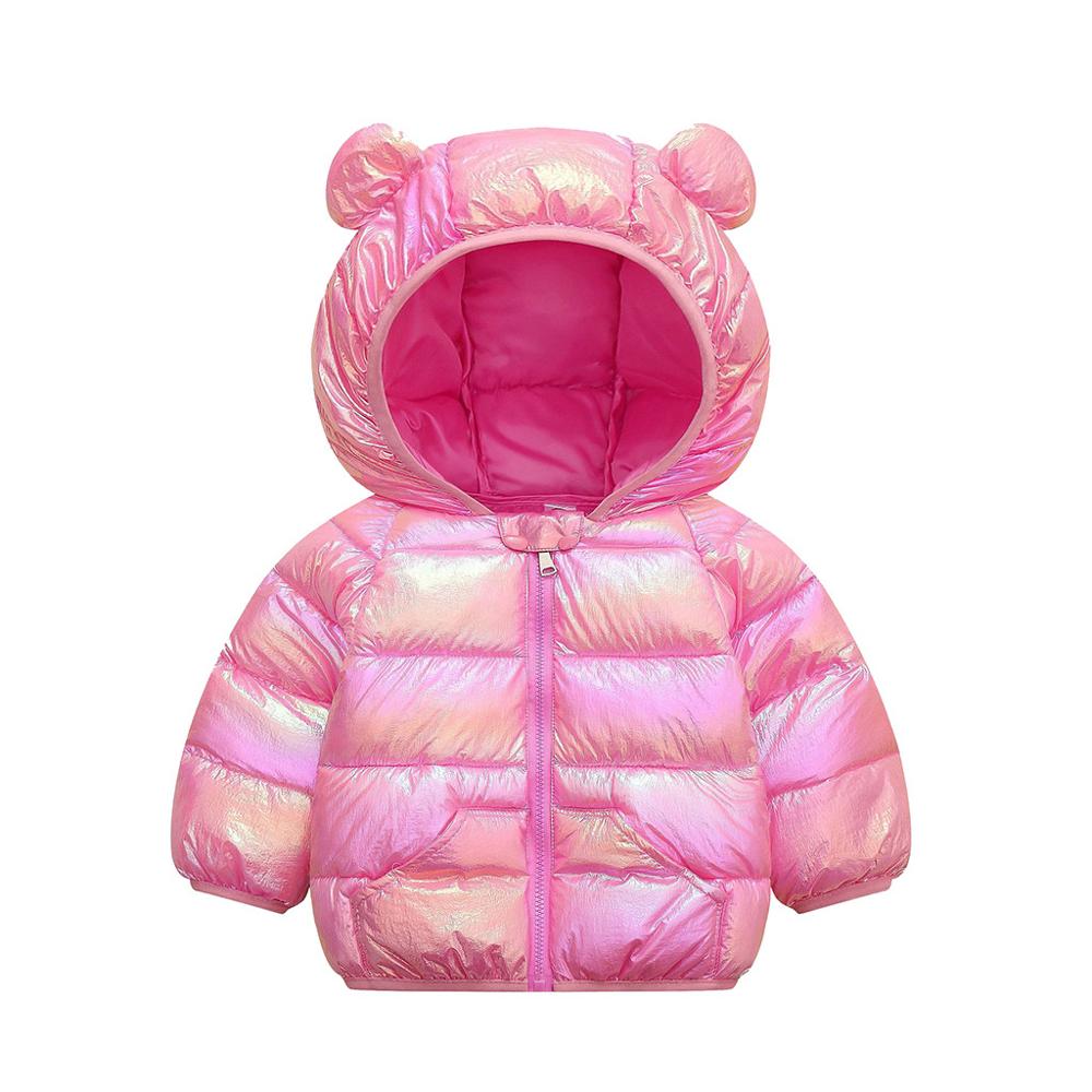 Casaco Termico Infantil enfant en bas âge bébé enfants hiver dessin animé coupe-vent manteau à capuche vêtements d'extérieur chauds veste Plaszcz Termiczny Z Kapturem: 120 / A