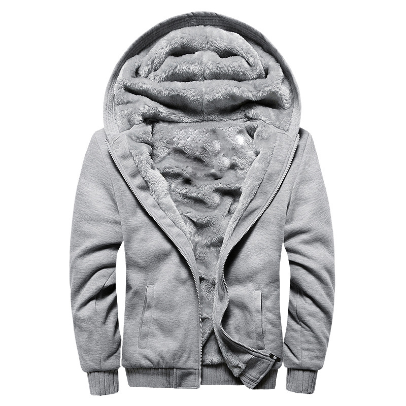 Manteau doublé Sherpa pour hommes, sweat à capuche zippé à manches longues, sweat-shirt épais, vestes en peluche Smile, vêtements d'extérieur chauds, tenues en Y, hiver