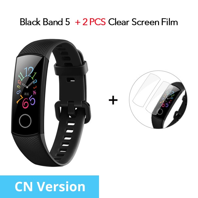 Huawei Honor band 5 Global Version smartband AMOLED Huawei smartwatch heart rage ftness sleep tracker swiming sport trakcer gps: CN N Film