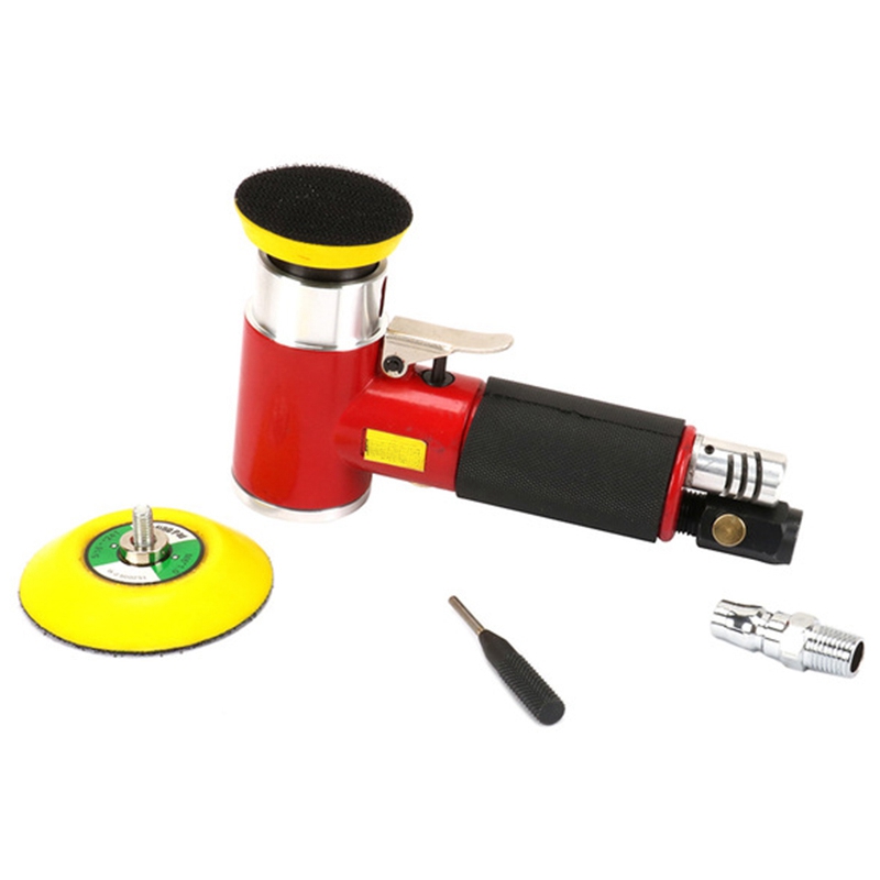 2 inch 3 inch mini luchtschuurmachine kit pad excentrisch orbitaal dubbelwerkend pneumatisch polijstmachine polijstgereedschap voor auto's