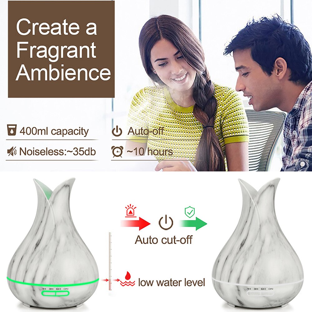 Small Air Humidifier Aromatherapy Diffuser Machine Ultrasonic Purifier Larger Capacity Office Home Tools Диффузор Ароматический