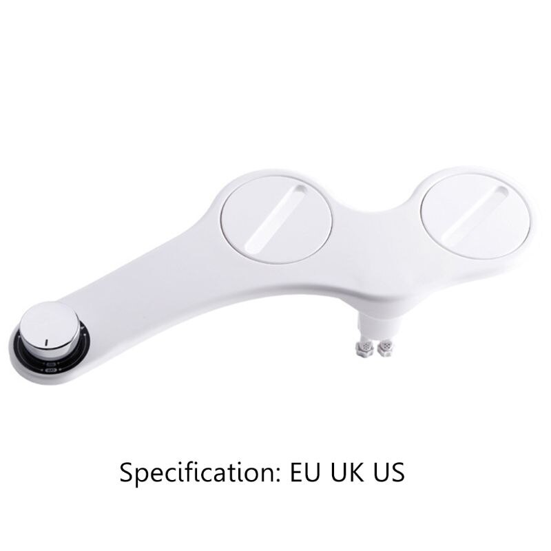 Frontale Achter Feminine Wassen Dual Nozzle Bidet Sproeier Toilet Seat Attachment