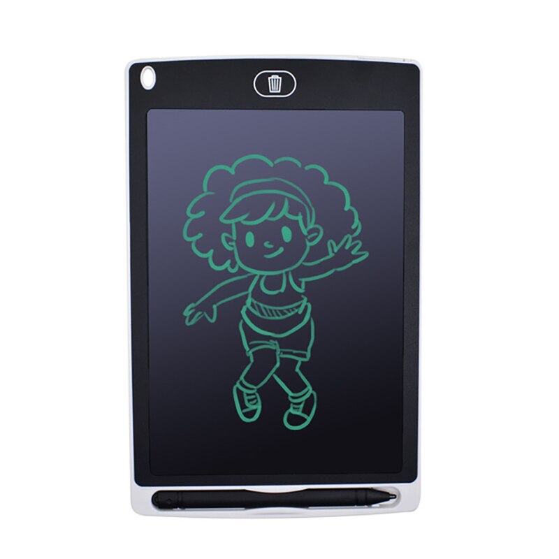 Tablet Electronics Colors Drawing Tablet Smart Lcd Writing Tablet Erasable Drawing Board 8.5 inch light Pad Handwriting Pen: B white 8.6inch
