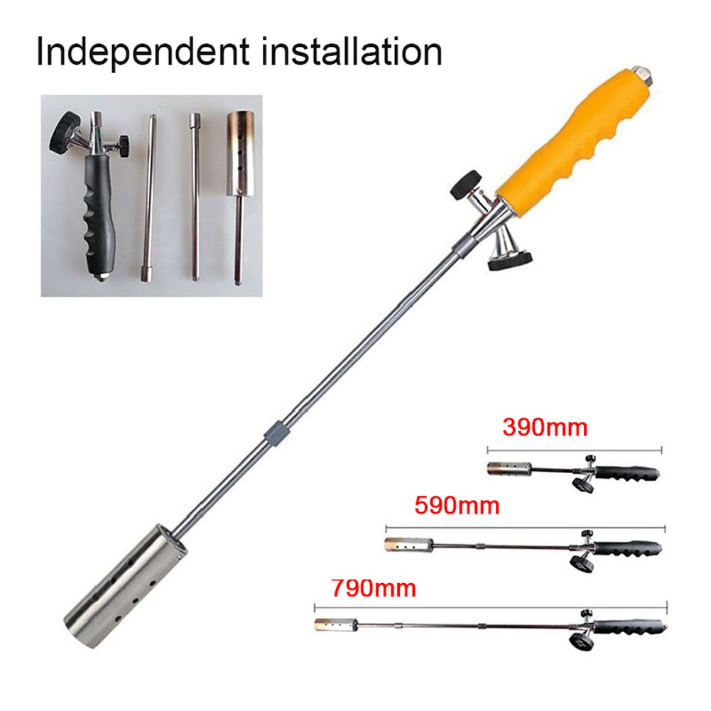 Brûleur d&#39;herbe imperméable, Machine à feu pour désherbage, chalumeau polyvalent pour enlever l&#39;herbe, outil de soudage pour Camping en plein air
