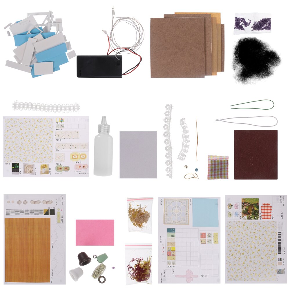 1pc Entzückende Holz handgefertigt Miniatur Bausatz DIY Haus Gebäude Modell Miniatur Haus für Wohnkultur freundlicher freundlicher