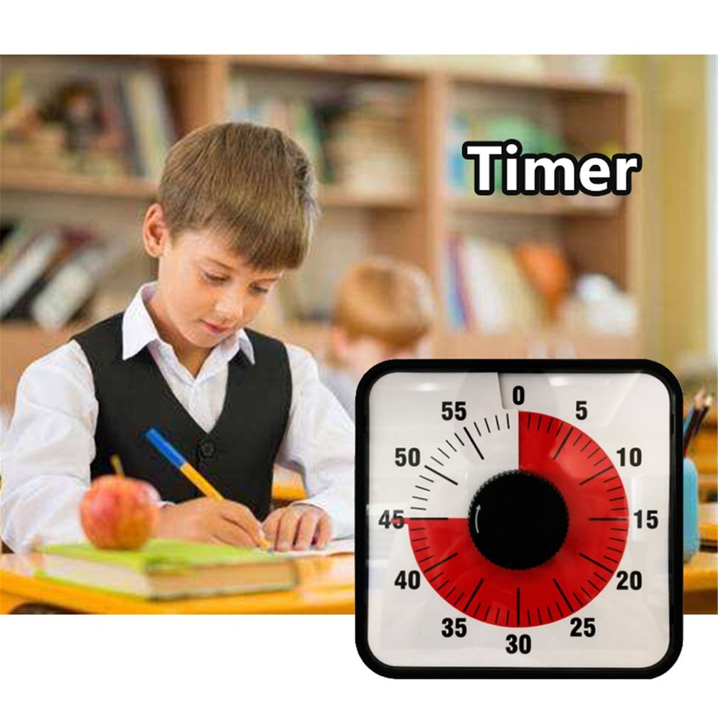 Timer Alarm Clock Alarm Clock Kitchen Timer 60-Minute Mechanical Visual Cooking Timer Time Management Reminde