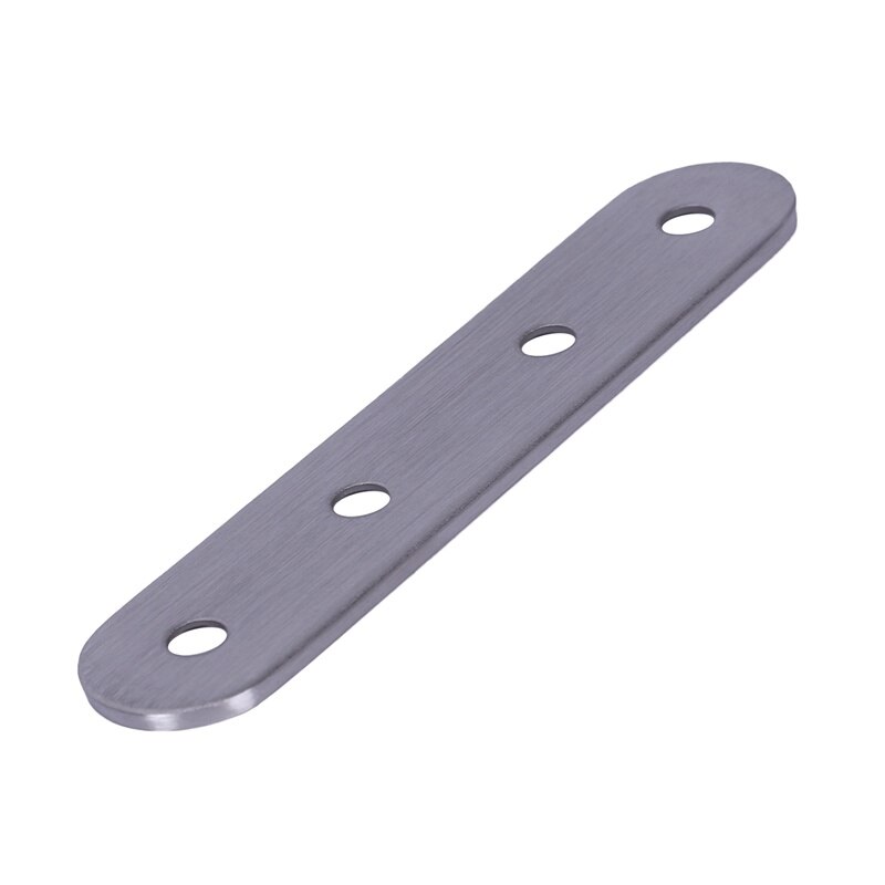 Flat Stainless Steel Repair Mending Fixing Plate Brackets Support 2pcs